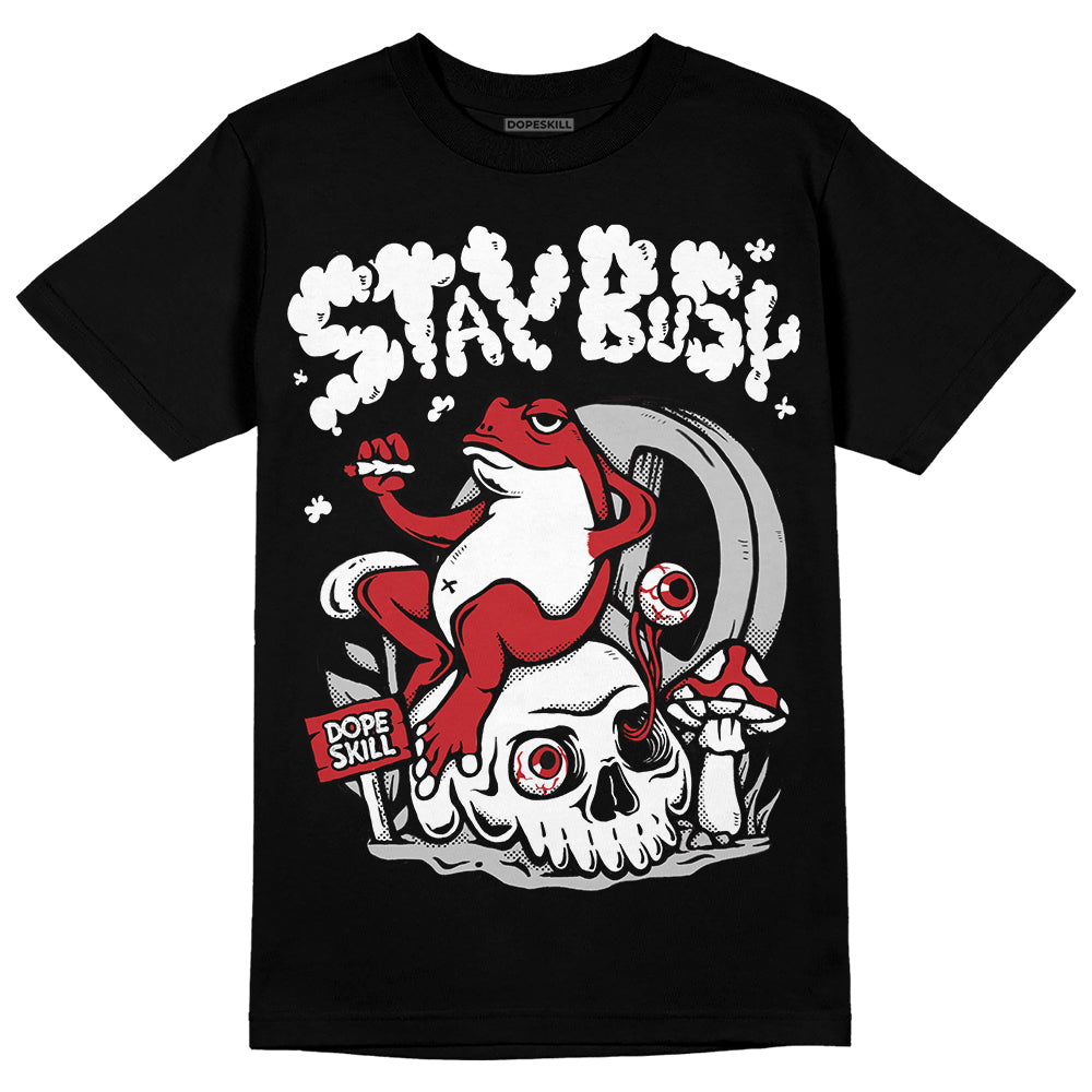 Red Taxi 12s superstreetwear T-Shirt Stay Busy Graphic