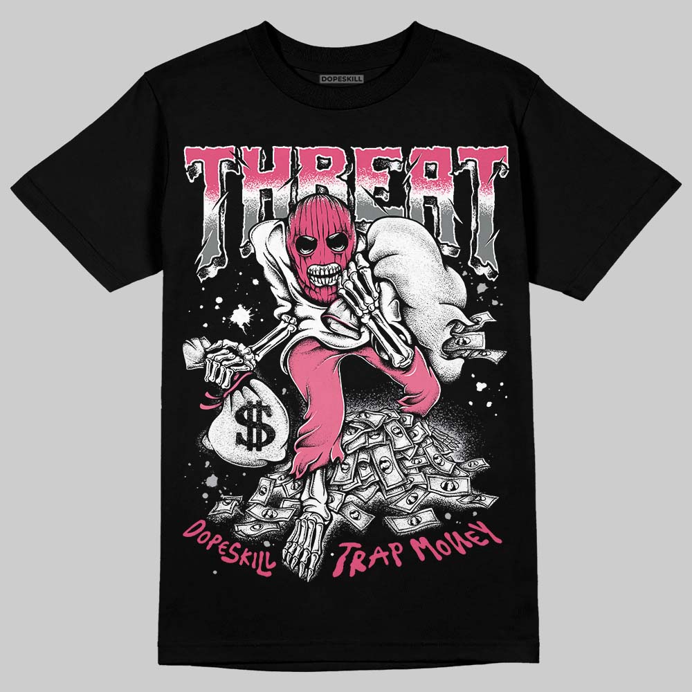 White Fluo Pink superstreetwear T-Shirt Threat Graphic