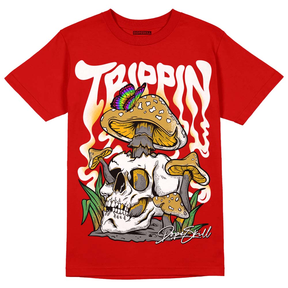 Red Collection superstreetwear Red T-shirt Trippin Graphic