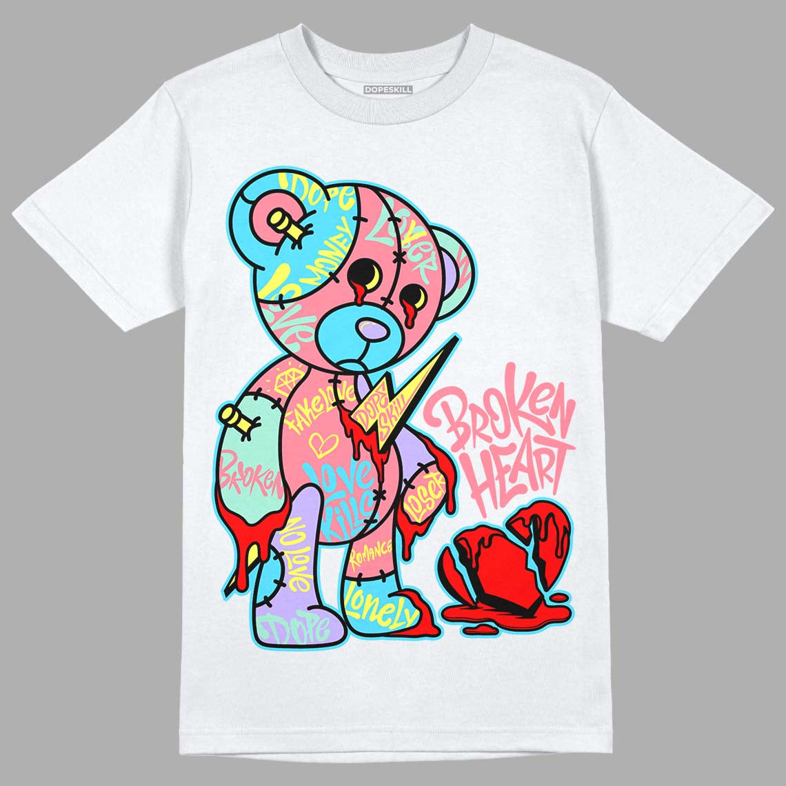 Candy Easter Dunk Low superstreetwear T-Shirt Broken Heart Graphic