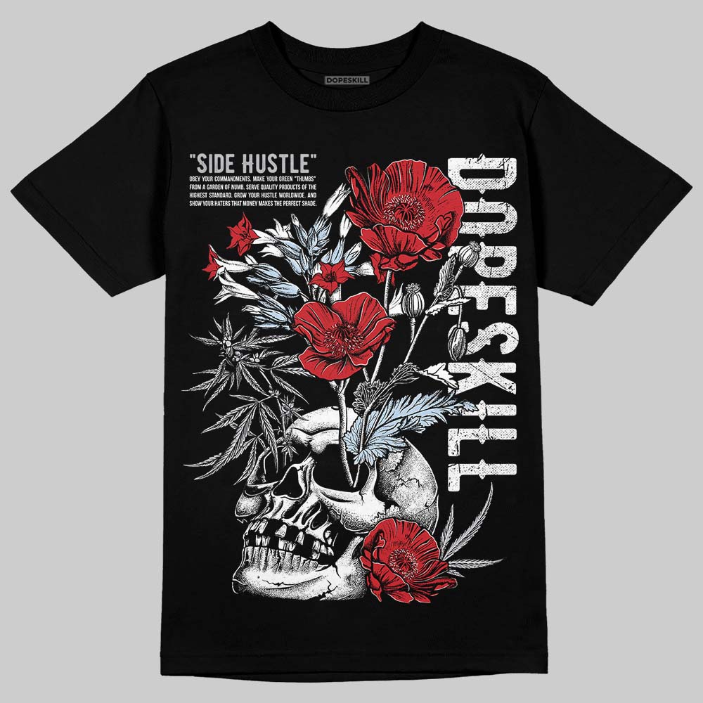 Black Metallic Reimagined 5s superstreetwear T-Shirt Side Hustle Graphic
