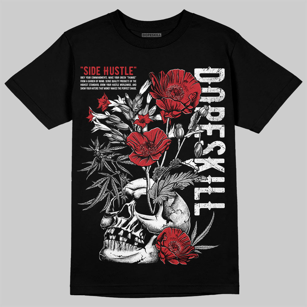 Bred 11s superstreetwear T-Shirt Side Hustle Graphic
