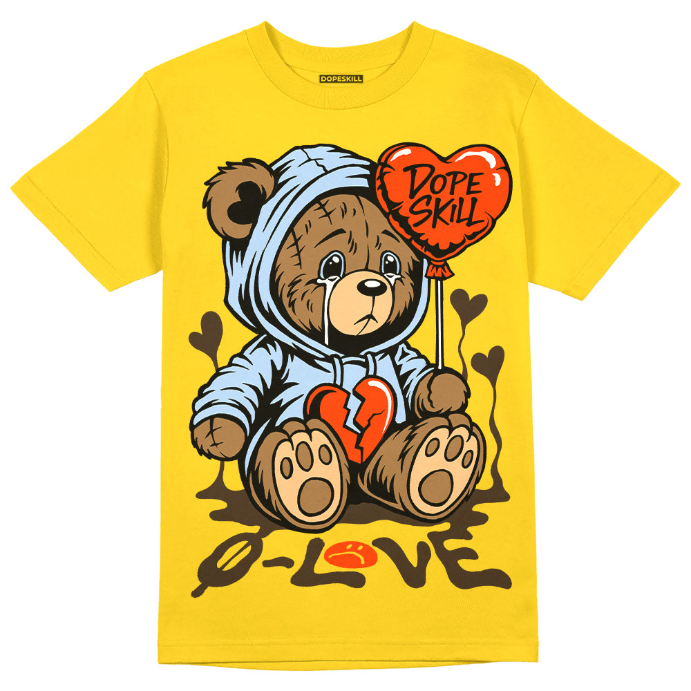 Yellow Ochre 6s superstreetwear Yellow T-shirt Broken Bear Graphic