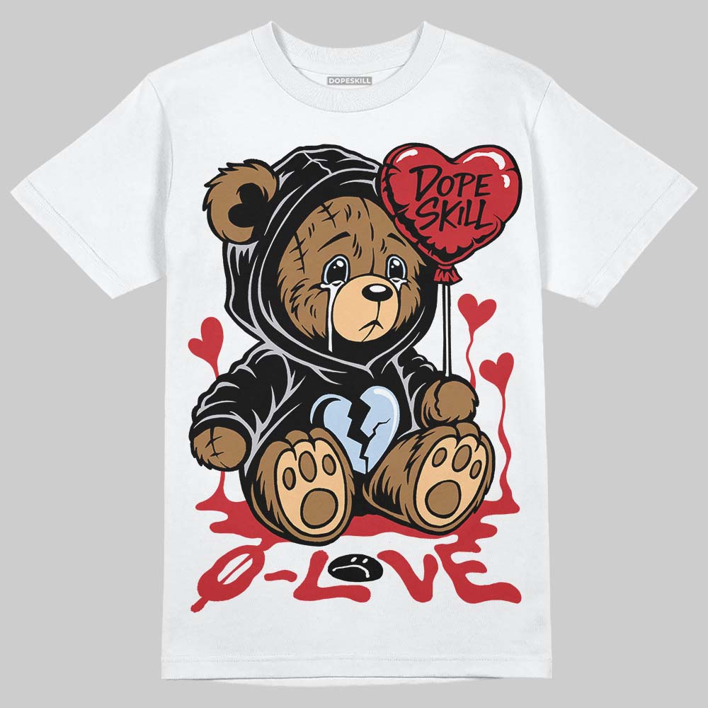 Black Metallic Reimagined 5s superstreetwear T-Shirt Broken Bear Graphic