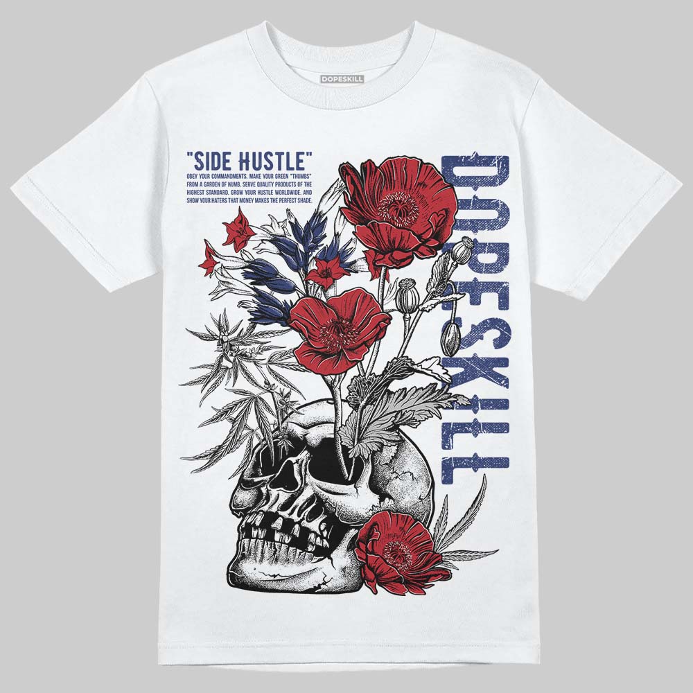 Rare Air Deep Royal Blue 1s DopeSkill T-Shirt Side Hustle Graphic