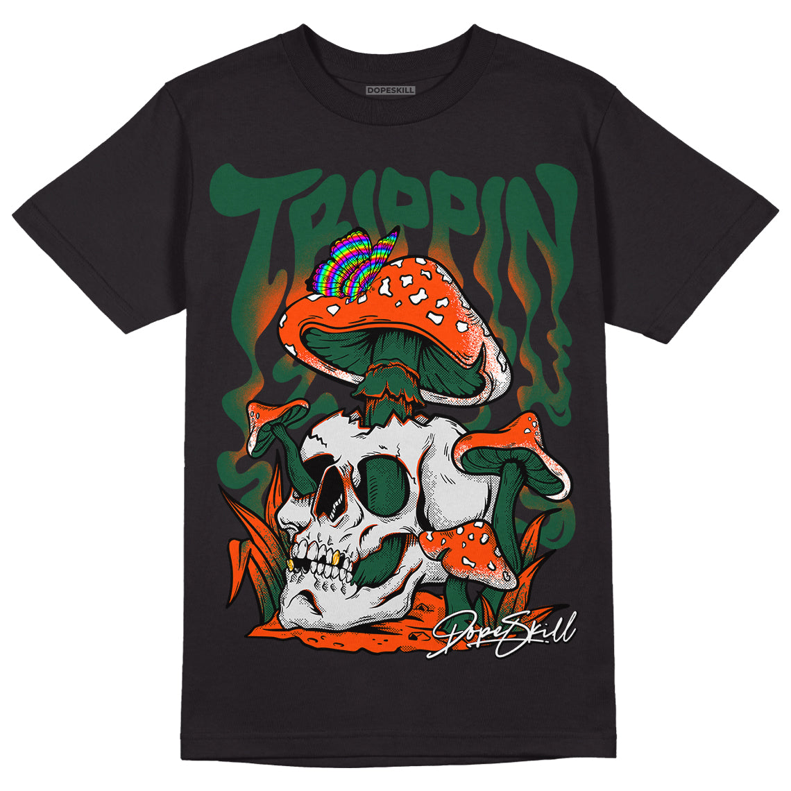 Dunk Low Team Dark Green Orange superstreetwear T-Shirt Trippin Graphic