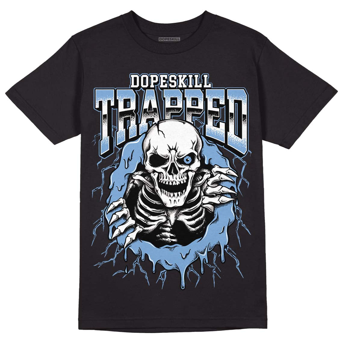 University Blue 5s superstreetwear T-Shirt Trapped Halloween Graphic