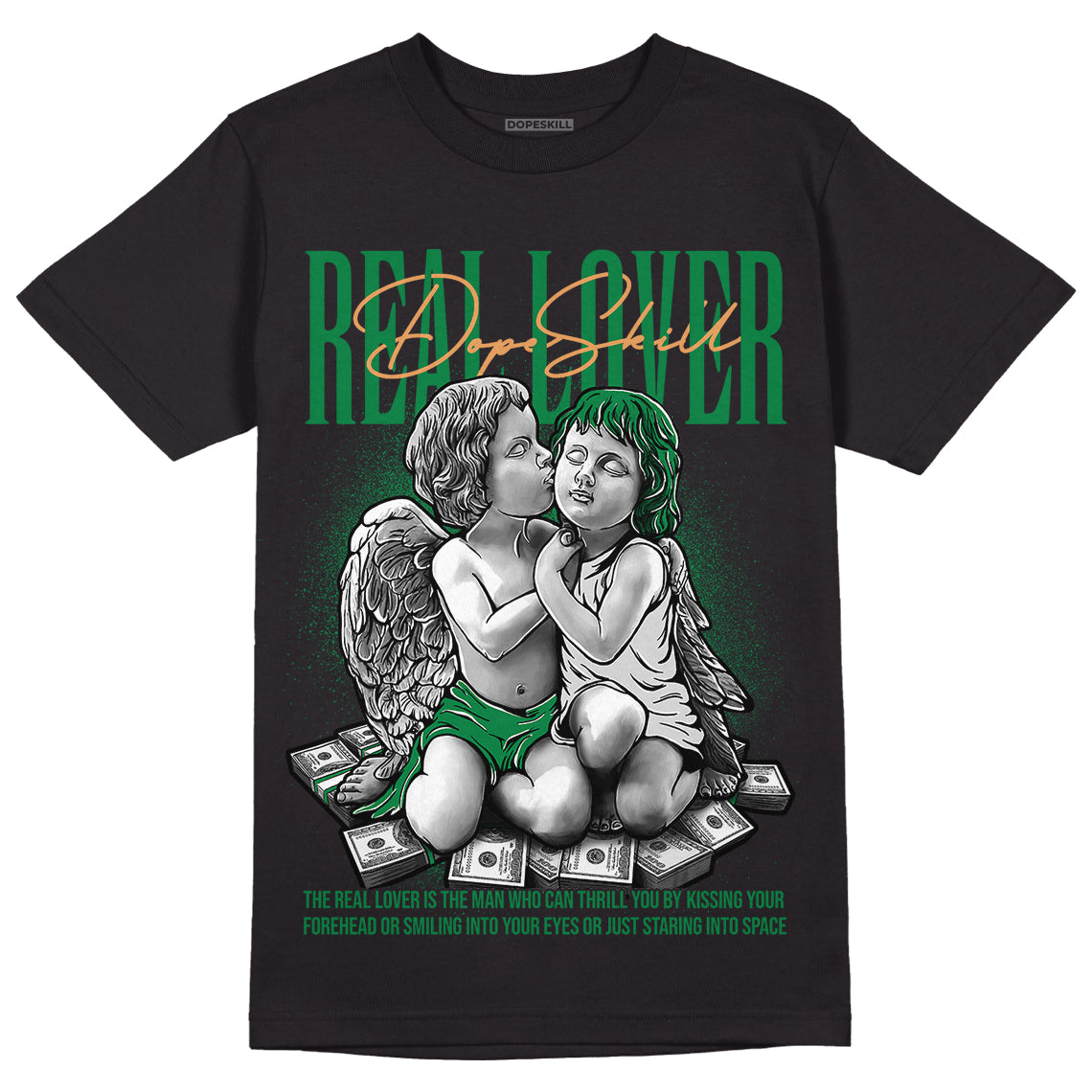 Pine Green 4s superstreetwear T-Shirt Real Lover Graphic
