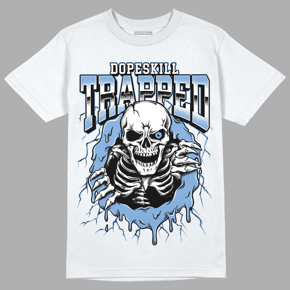 University Blue 5s superstreetwear T-Shirt Trapped Halloween Graphic