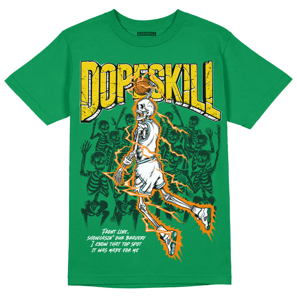 Lucky Green 5s superstreetwear Green T-shirt Thunder Dunk Graphic