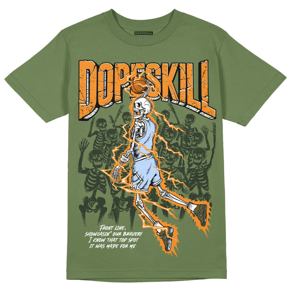 Olive 5s superstreetwear Olive T-shirt Thunder Dunk Graphic