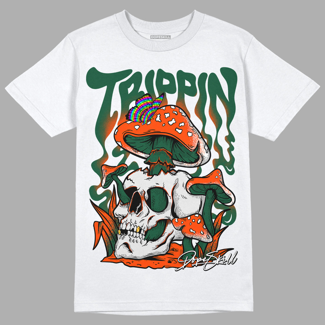 Dunk Low Team Dark Green Orange superstreetwear T-Shirt Trippin Graphic