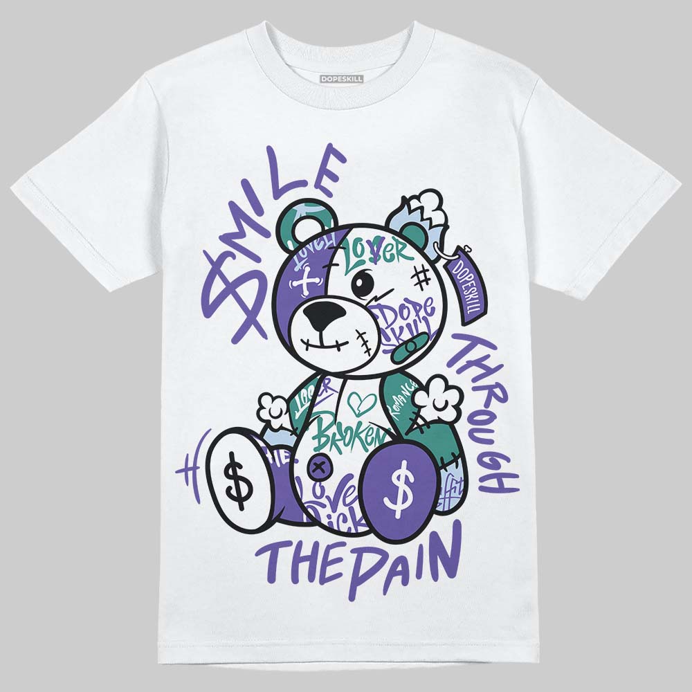 Grape 5s superstreetwear T-Shirt Smile Through The Pain Graphic
