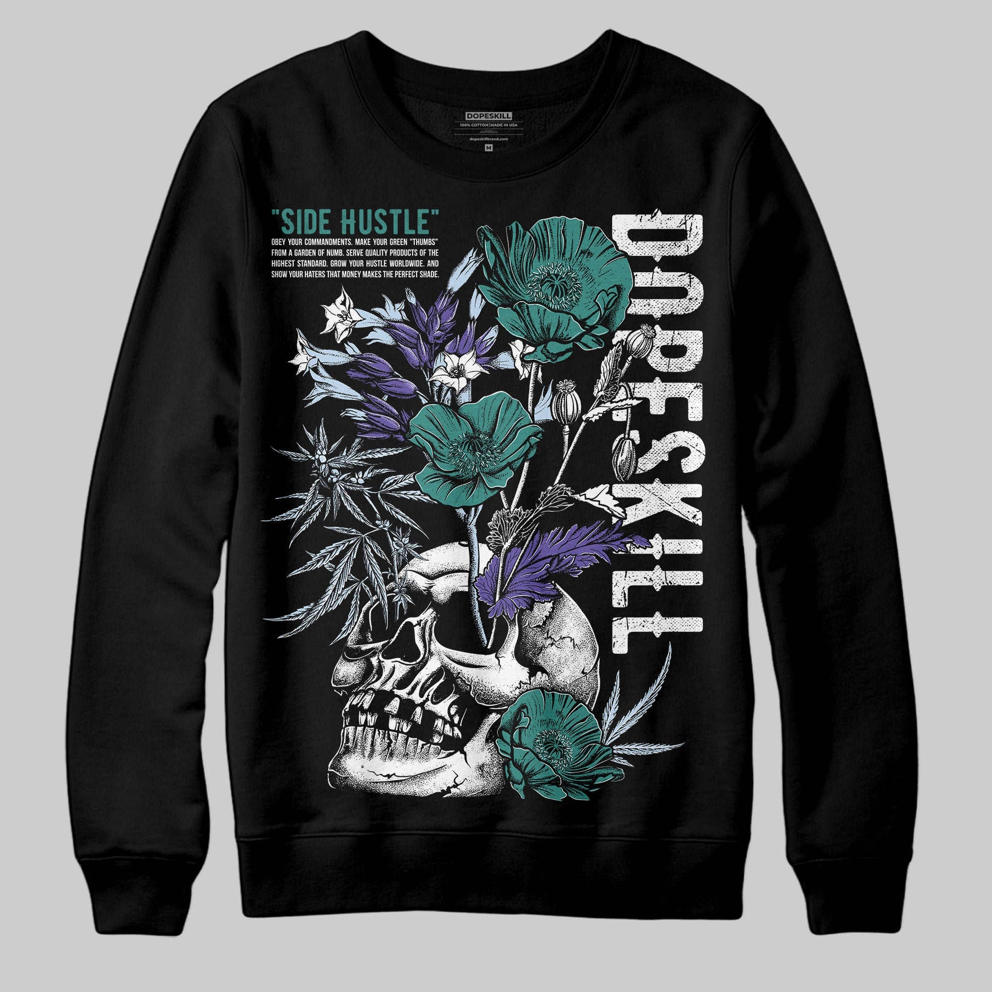 Grape 5s superstreetwear Sweatshirt Side Hustle Graphic