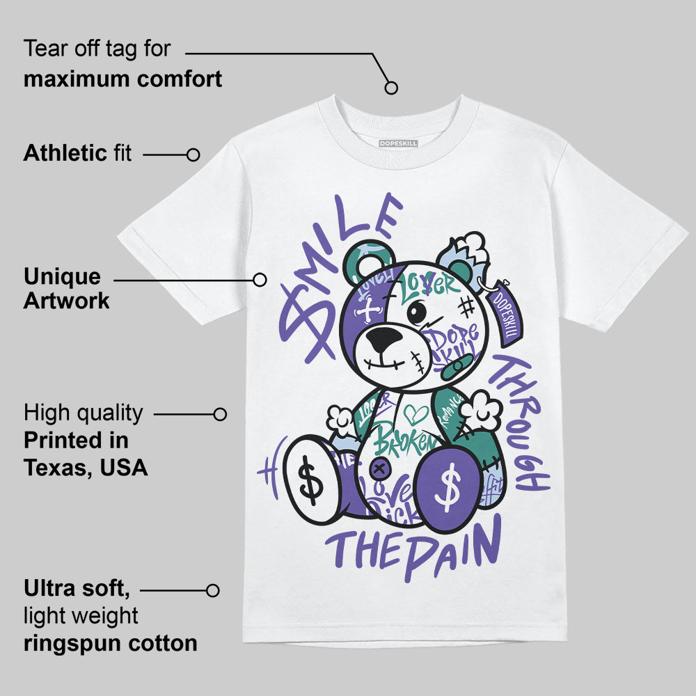 Grape 5s superstreetwear T-Shirt Smile Through The Pain Graphic