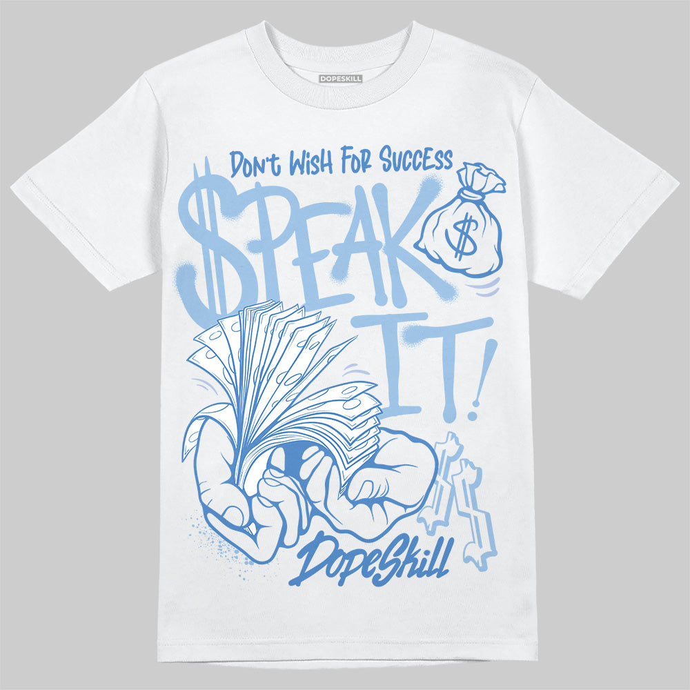 Women's Runner Sneaker Light Blue superstreetwear T-Shirt Speak It Graphic