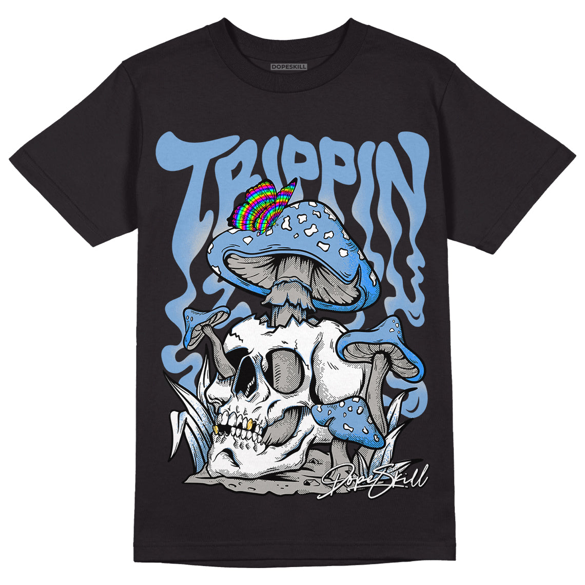 University Blue 5s superstreetwear T-Shirt Trippin Graphic