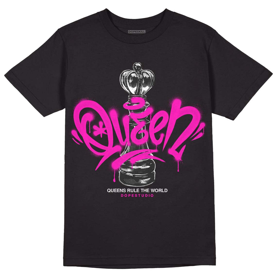 Dunk Low Active Fuchsia superstreetwear T-Shirt Queen Chess Graphic