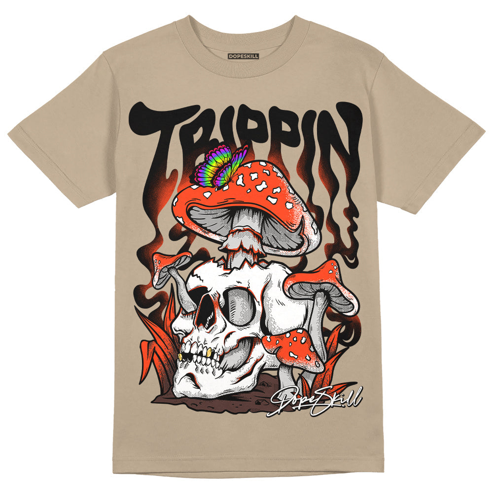 Latte 1s superstreetwear Medium Brown T-shirt Trippin Graphic