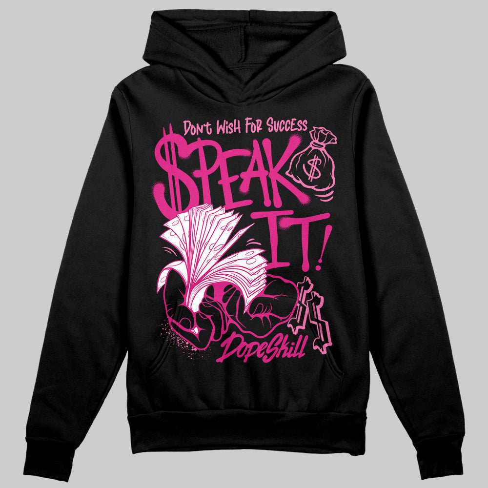 Rick RO Pink Leather Sneakers superstreetwear Hoodie Sweatshirt Speak It Graphic