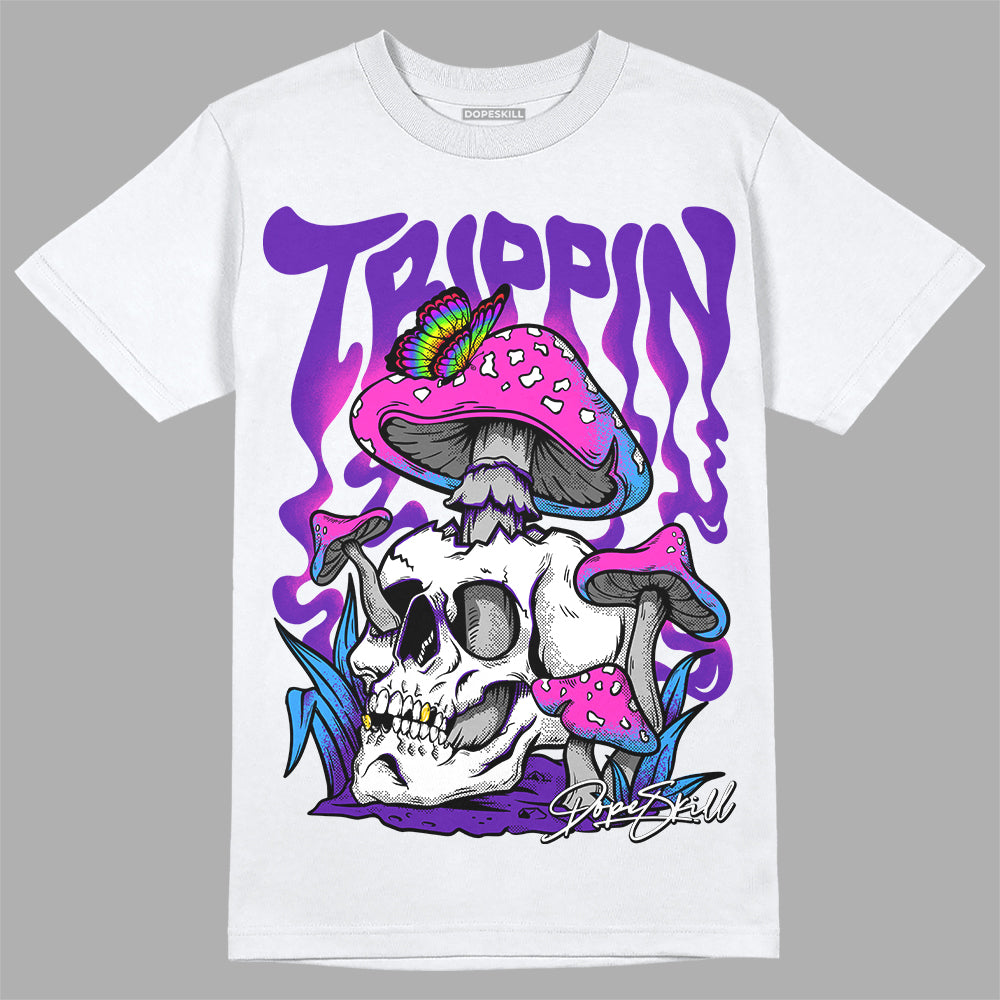 Dunk Purple Championship Court White superstreetwear T-Shirt Trippin Graphic