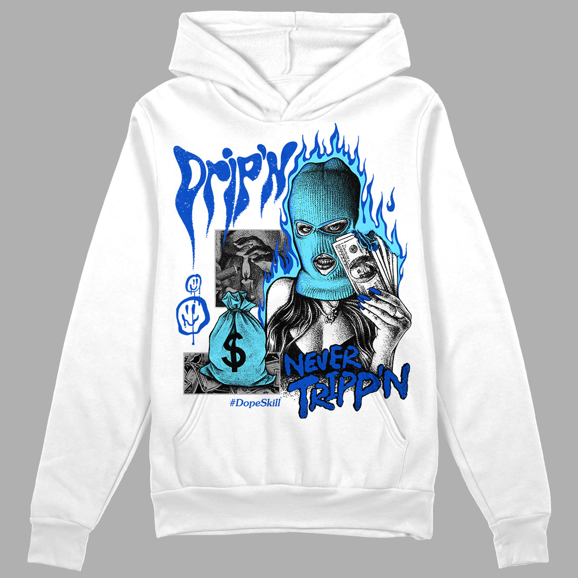 SB Dunk Argon superstreetwear Hoodie Sweatshirt Drip'n Never Tripp'n Graphic