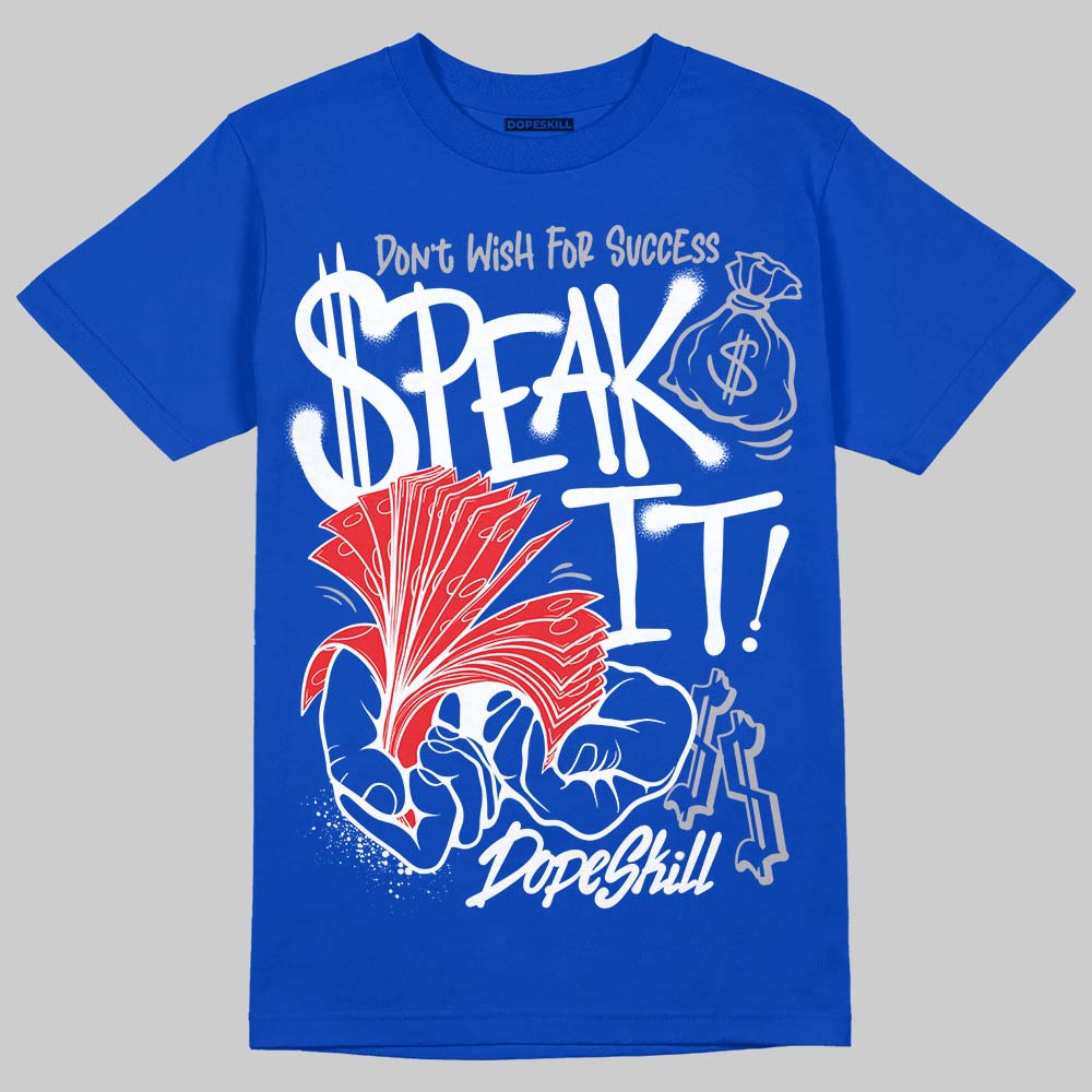 Blueberry 12s superstreetwear Royal T-shirt Speak It Graphic