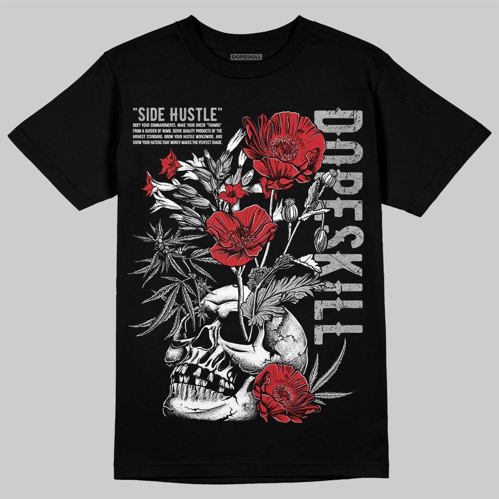 Black Cement 3s superstreetwear T-Shirt Side Hustle Graphic