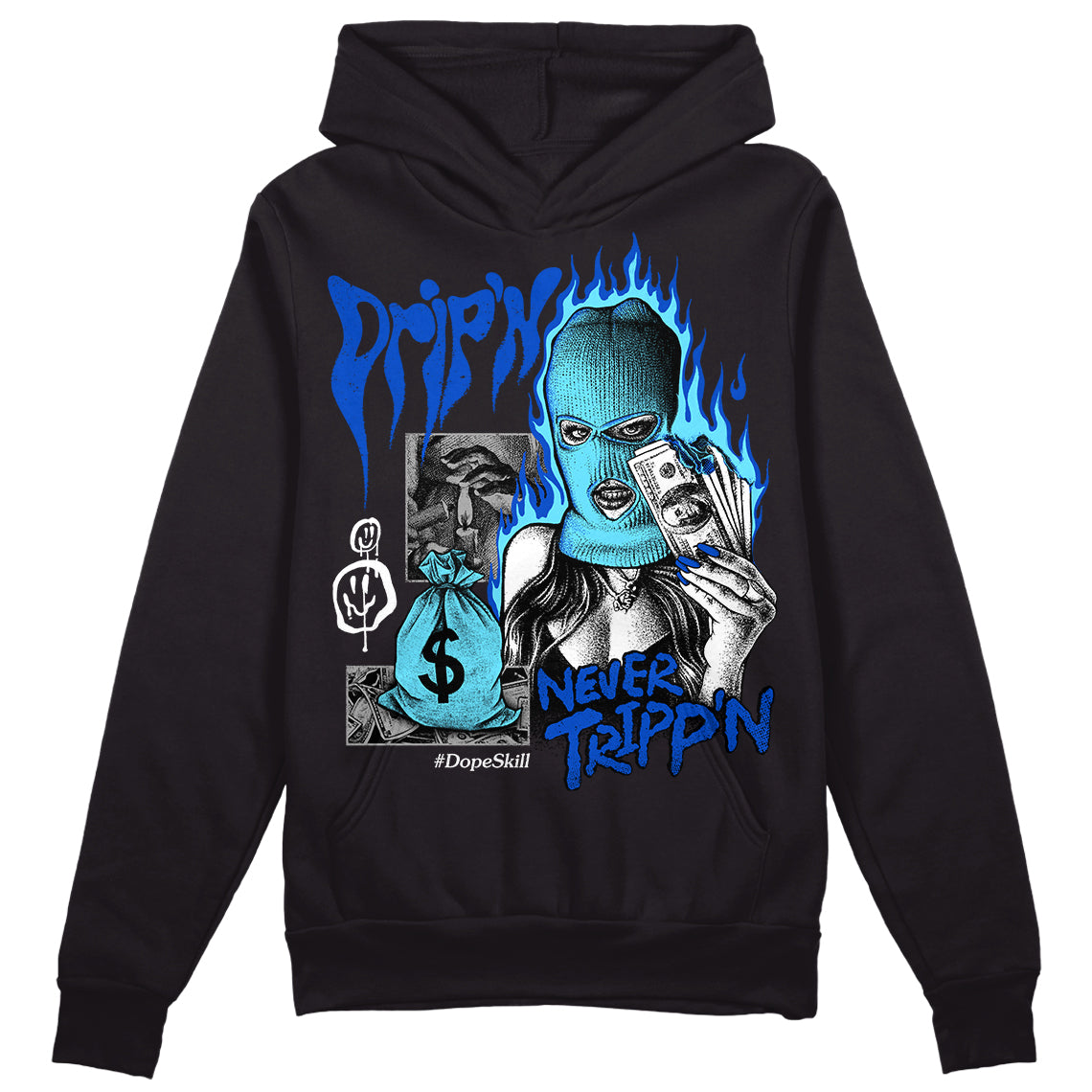 SB Dunk Argon superstreetwear Hoodie Sweatshirt Drip'n Never Tripp'n Graphic