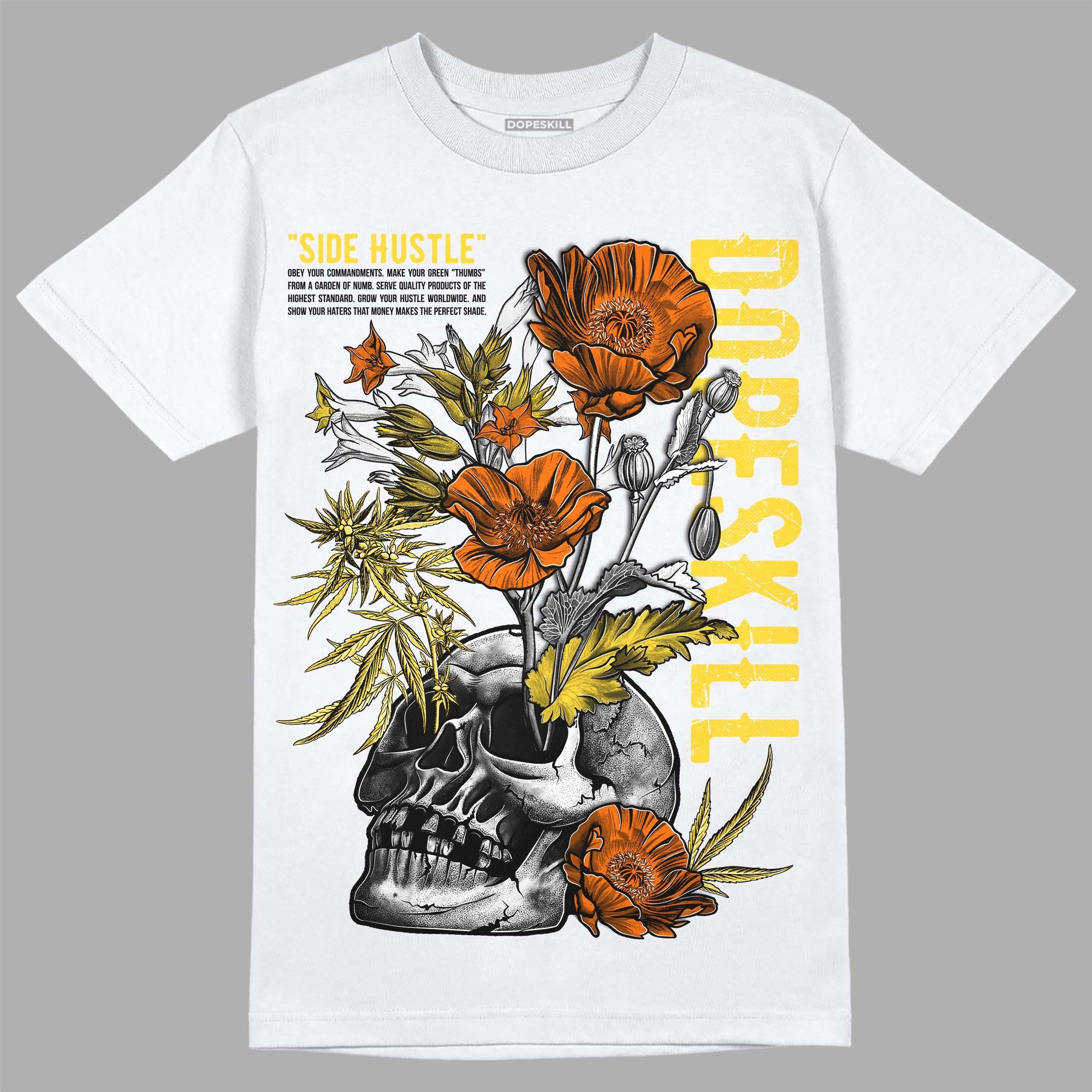 Black Tour Yellow AJ 4 Thunder superstreetwear Unisex T-Shirt Side Hustle Graphic