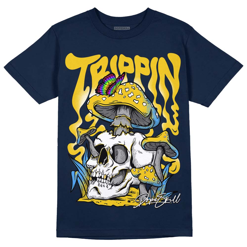 Michigan Dunks  superstreetwear Midnight Navy T-shirt Trippin Graphic