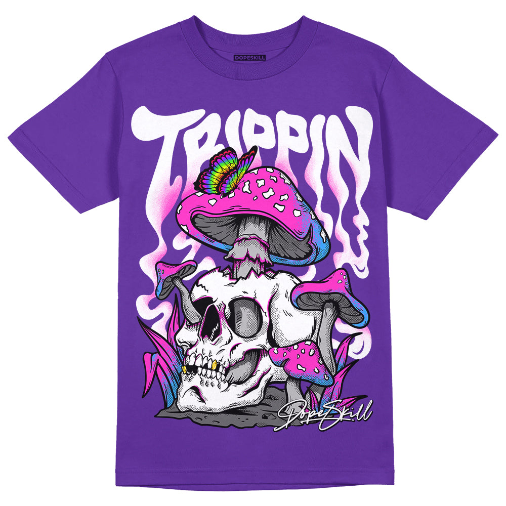 Dunk Purple Championship Court White superstreetwear Purple T-shirt Trippin Graphic