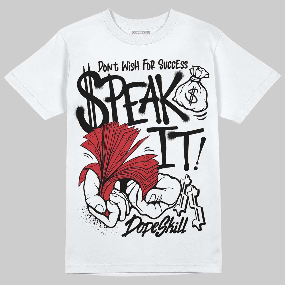 Black Metallic Reimagined 5s superstreetwear T-Shirt Speak It Graphic