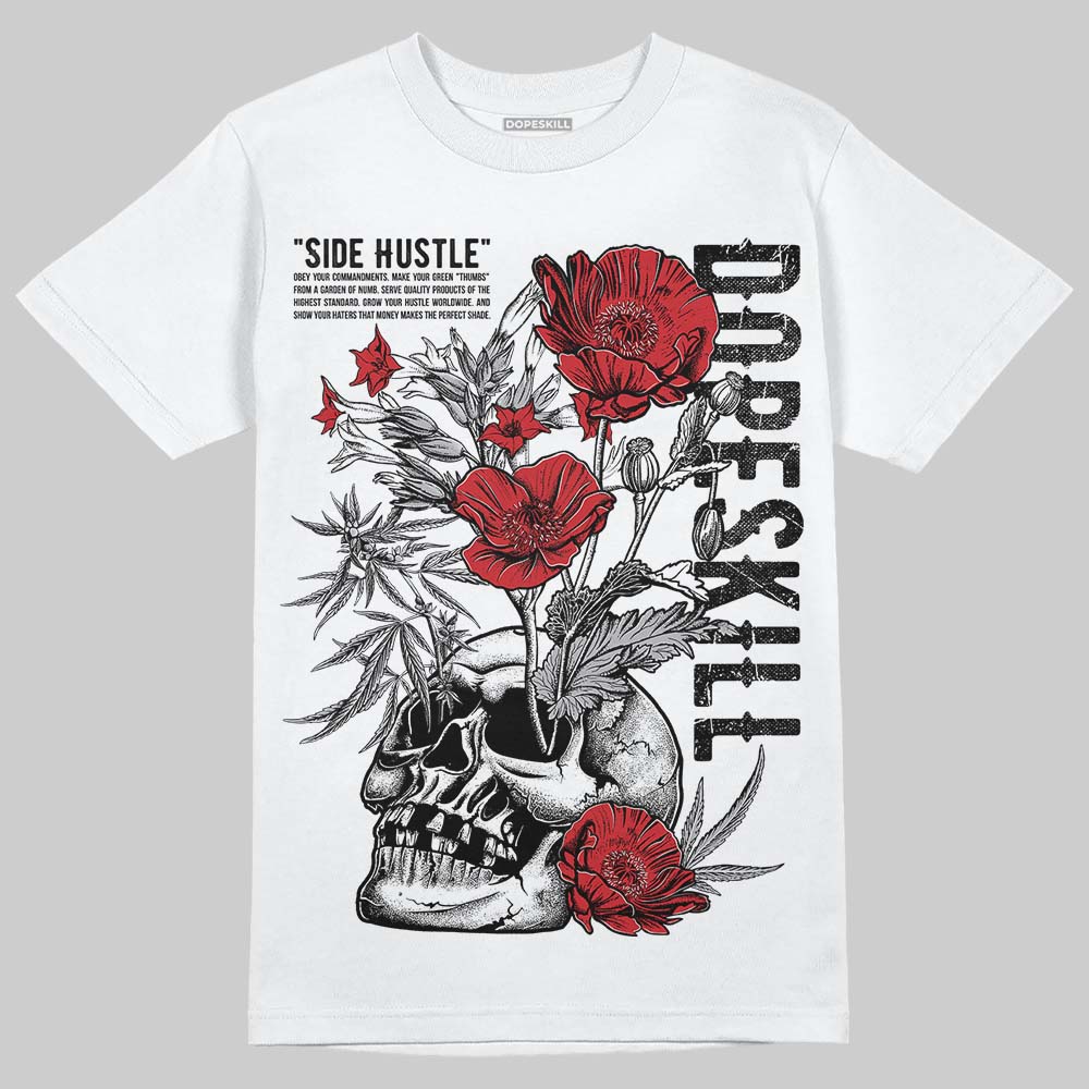 White Cement 4s superstreetwear T-Shirt Side Hustle Graphic
