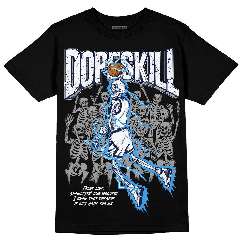 AJ Spizike White Obsidian superstreetwear T-Shirt Thunder Dunk Graphic