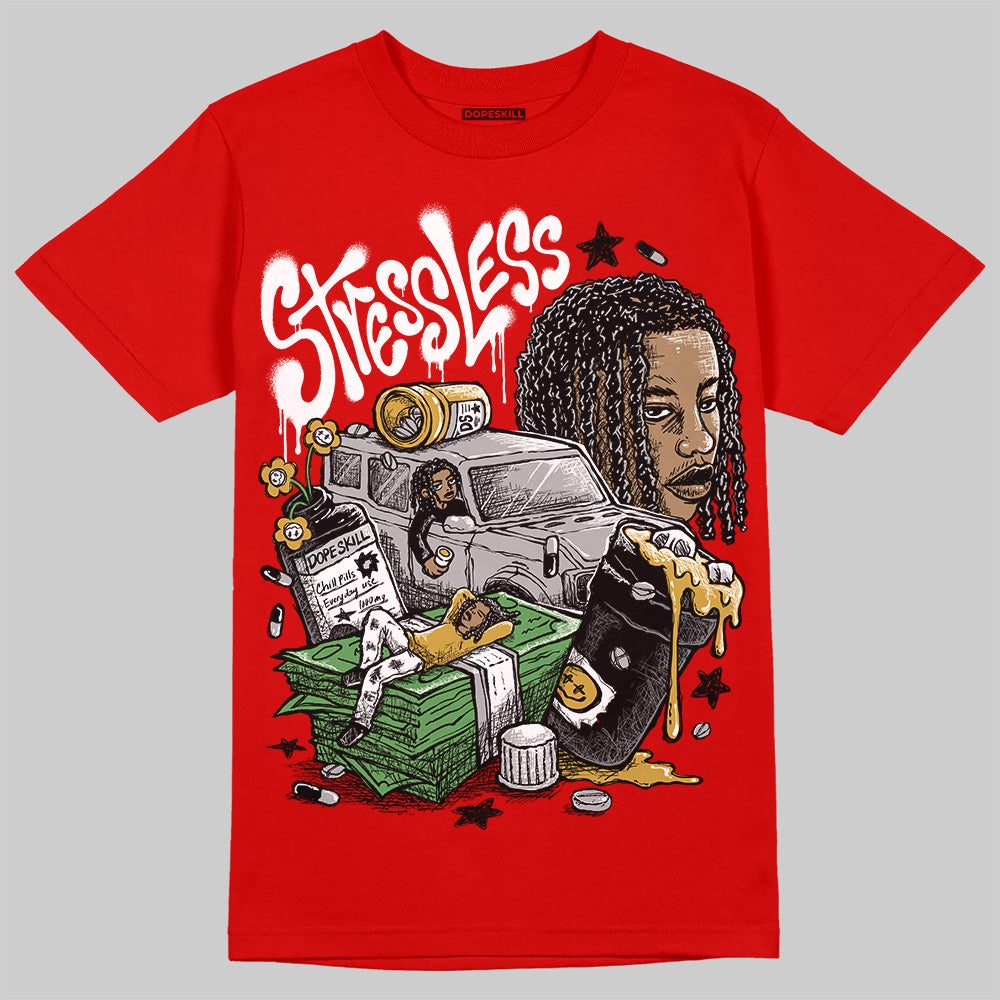 Bred Velvet 11s superstreetwear Red T-shirt Stressless Graphic