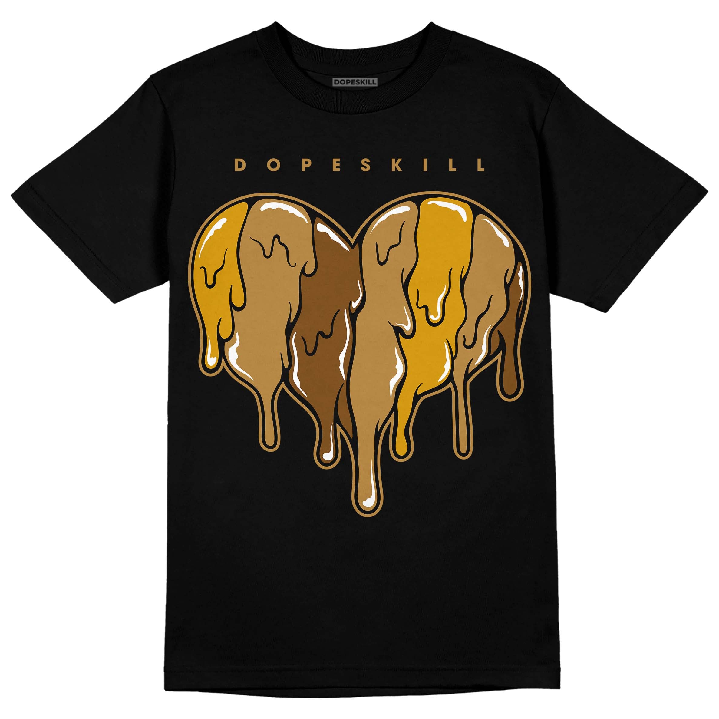 Wheat 13s superstreetwear T-Shirt Slime Drip Heart Graphic