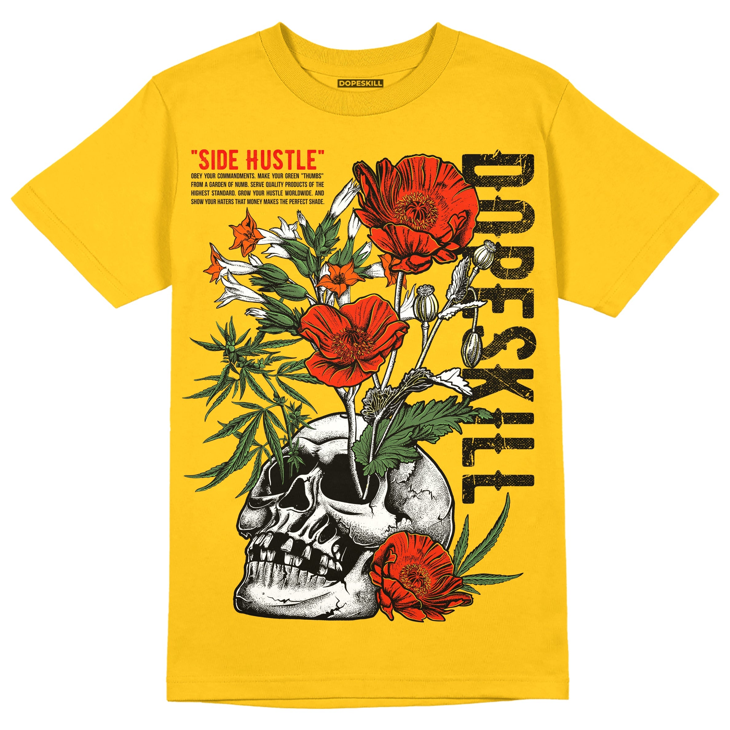 Yellow Collection superstreetwear Gold T-shirt Side Hustle Graphic