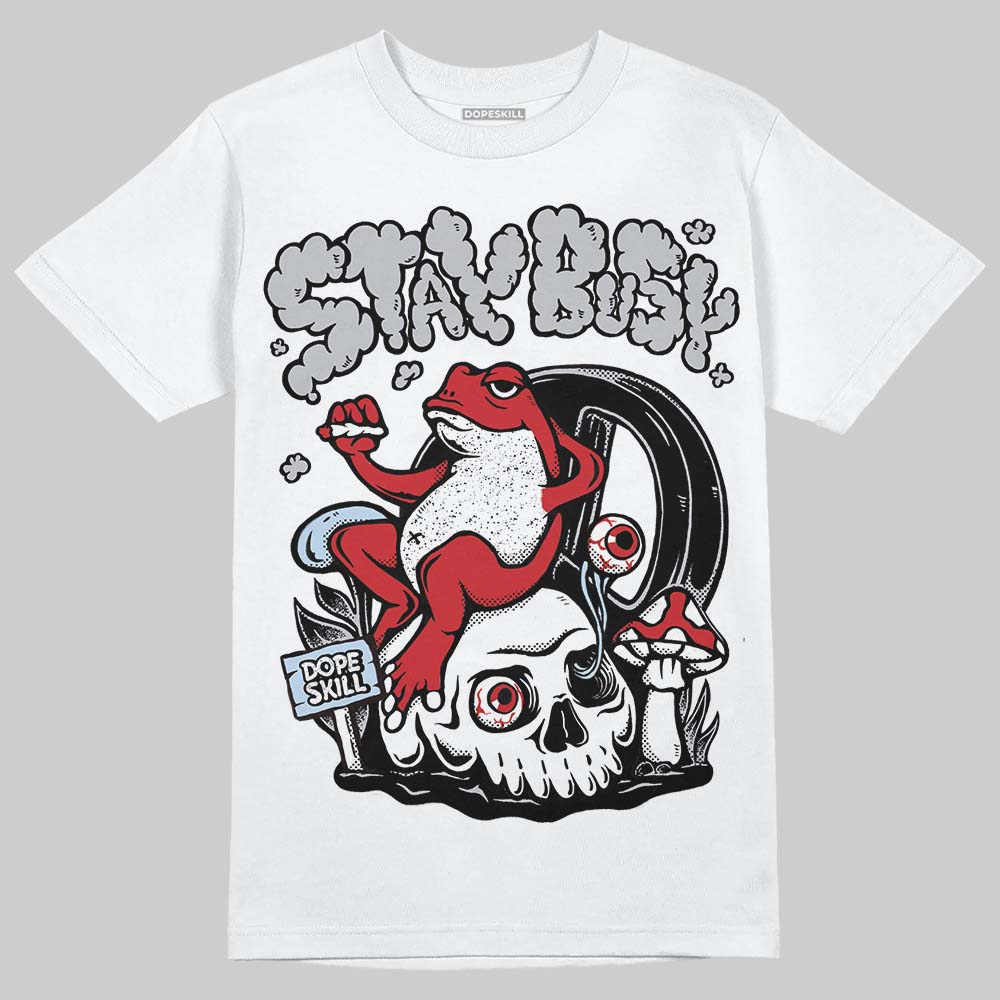 Black Metallic Reimagined 5s superstreetwear T-Shirt Stay Busy Graphic