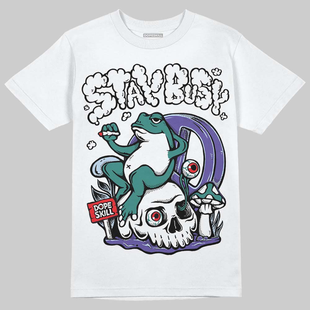 Grape 5s superstreetwear T-Shirt Stay Busy Graphic