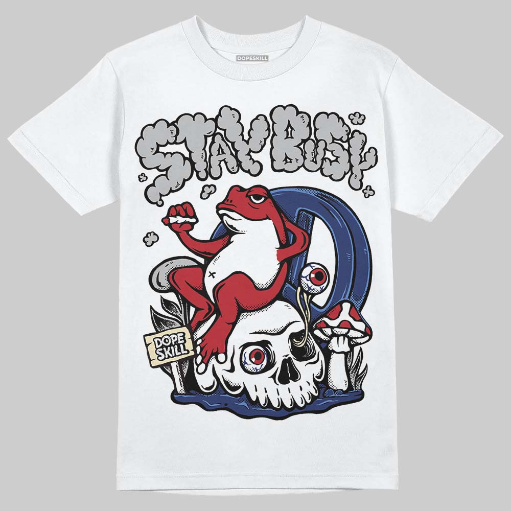 Rare Air Deep Royal Blue 1s superstreetwear T-Shirt Stay Busy Graphic