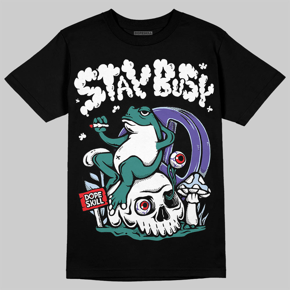 Grape 5s superstreetwear T-Shirt Stay Busy Graphic