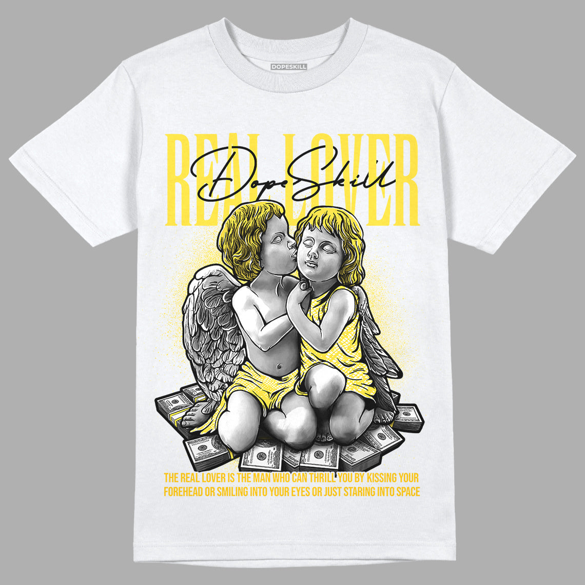 Yellow Snakeskin 11s superstreetwear T-Shirt Real Lover Graphic
