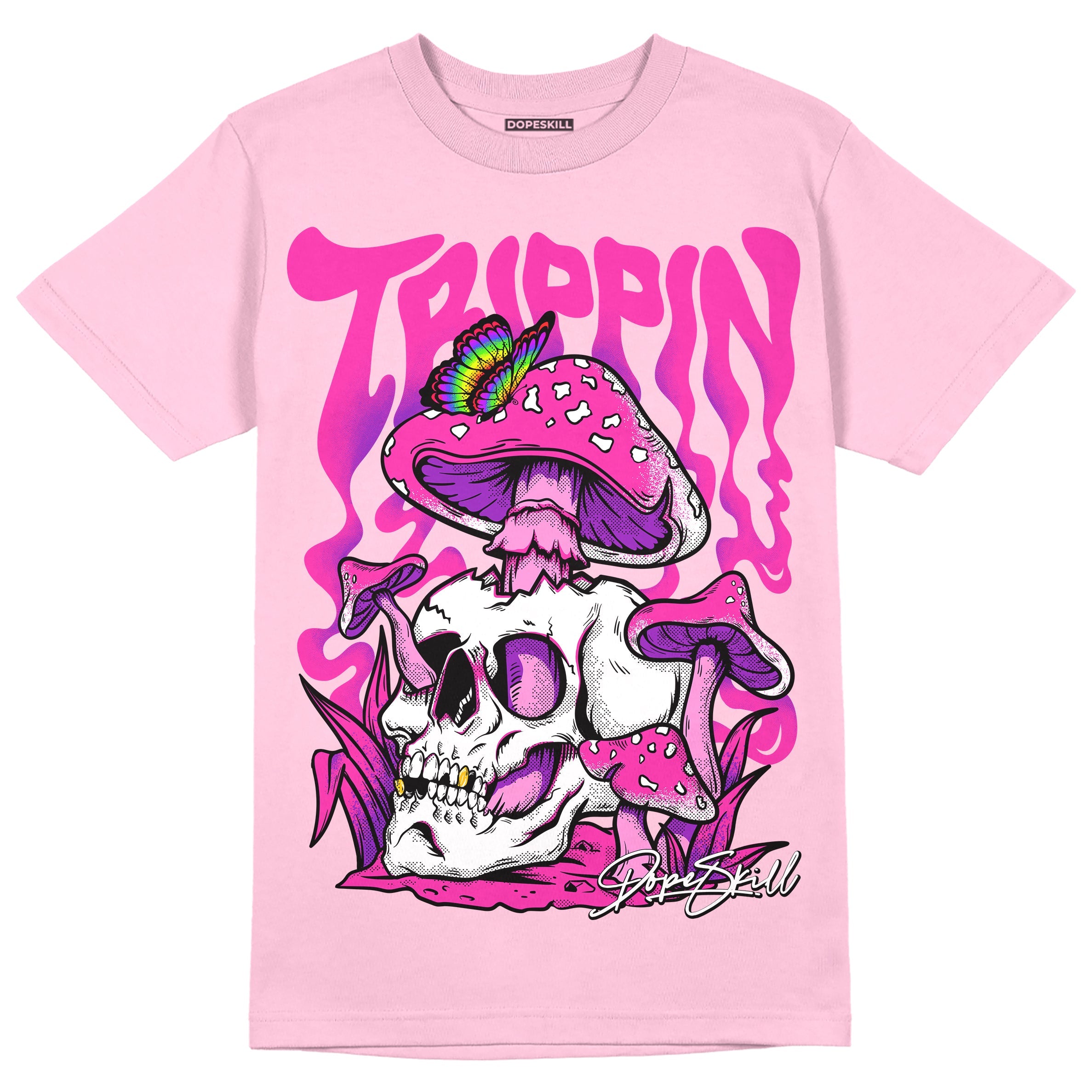 Pink Collection superstreetwear Pink T-shirt Trippin Graphic
