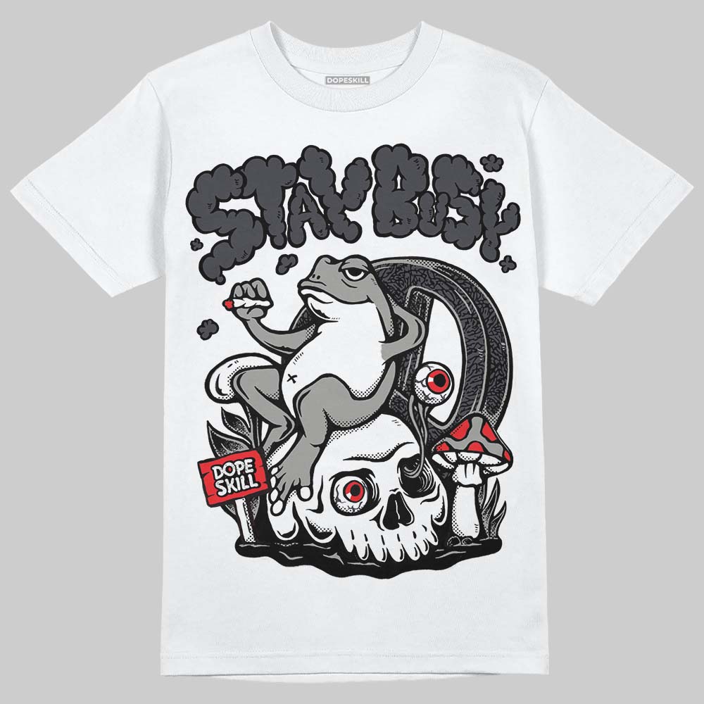 Black Cat 3s superstreetwear T-Shirt Stay Busy Graphic