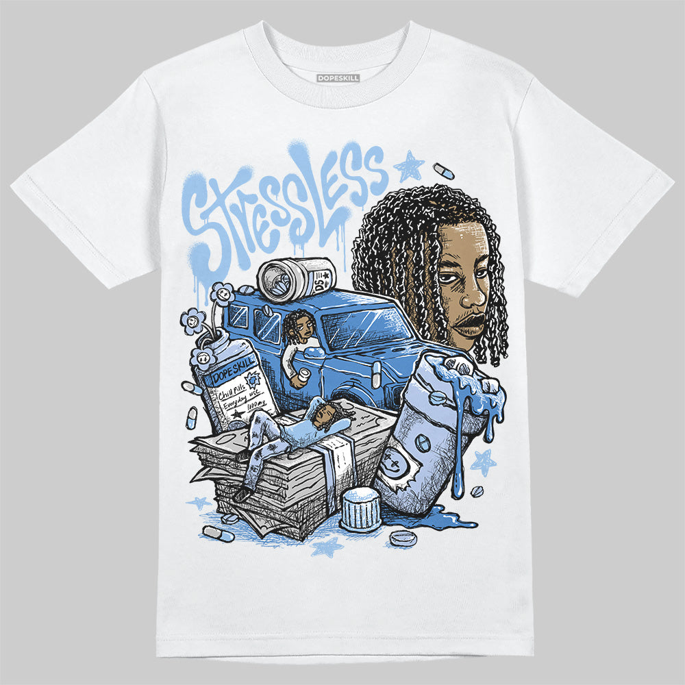 Women's Runner Sneaker Light Blue superstreetwear T-Shirt Stressless Graphic