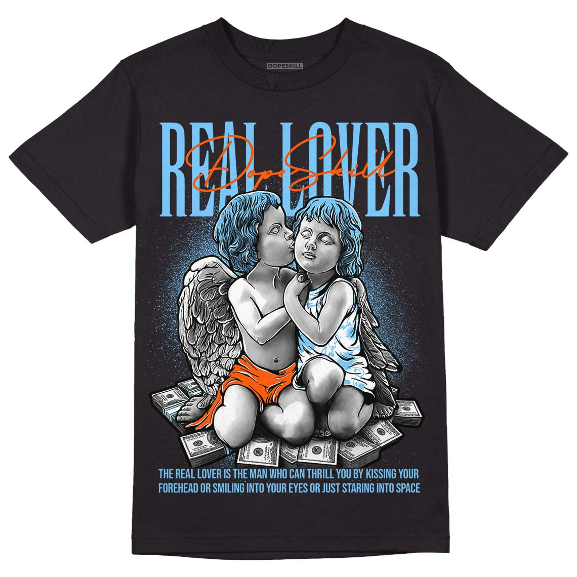 Dunk Low Futura University Blue superstreetwear T-Shirt Real Lover Graphic
