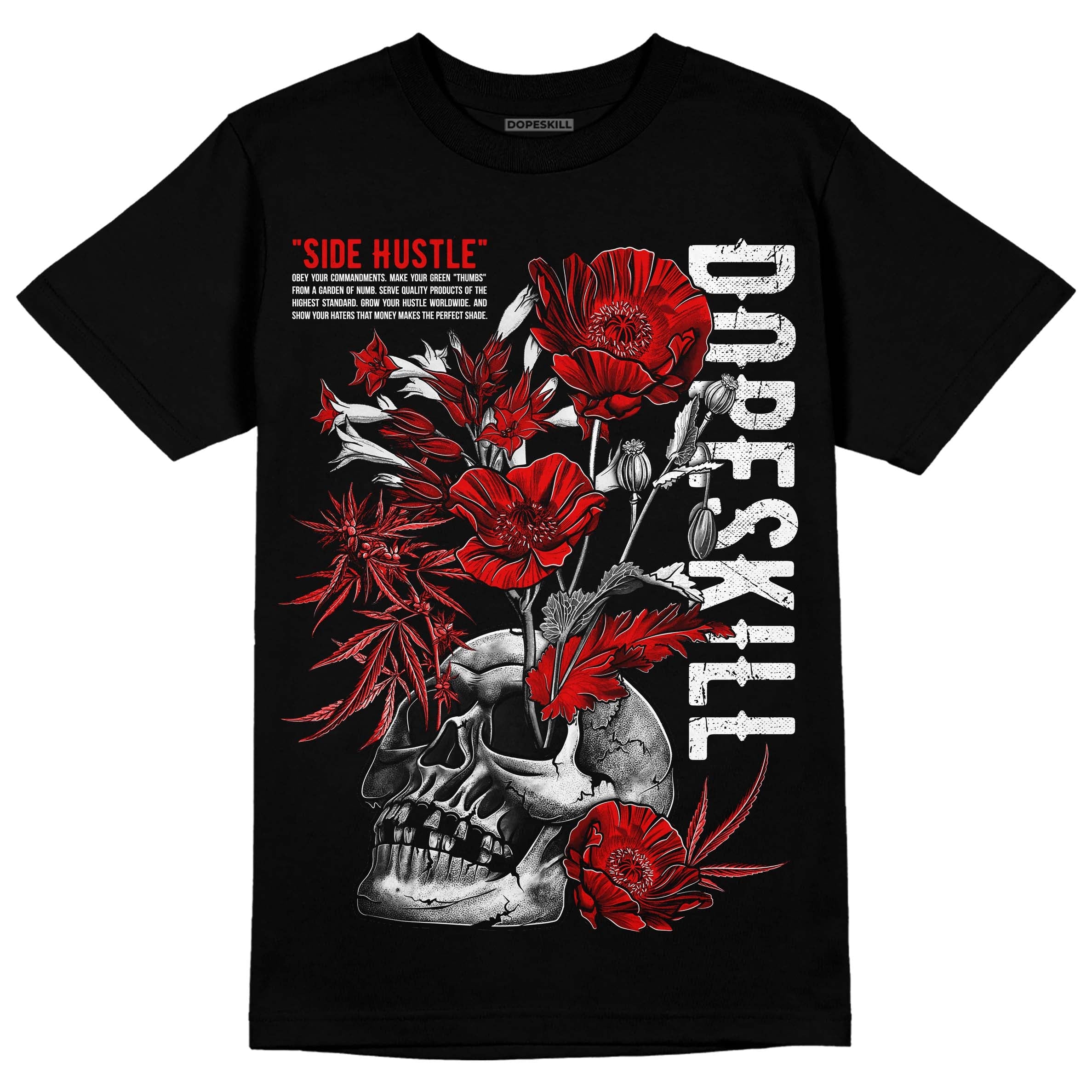 Red Cement 4S superstreetwear T-Shirt Side Hustle Graphic