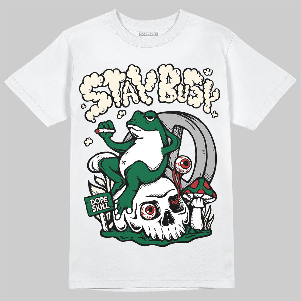 Pine Green 13s superstreetwear T-Shirt Stay Busy Graphic