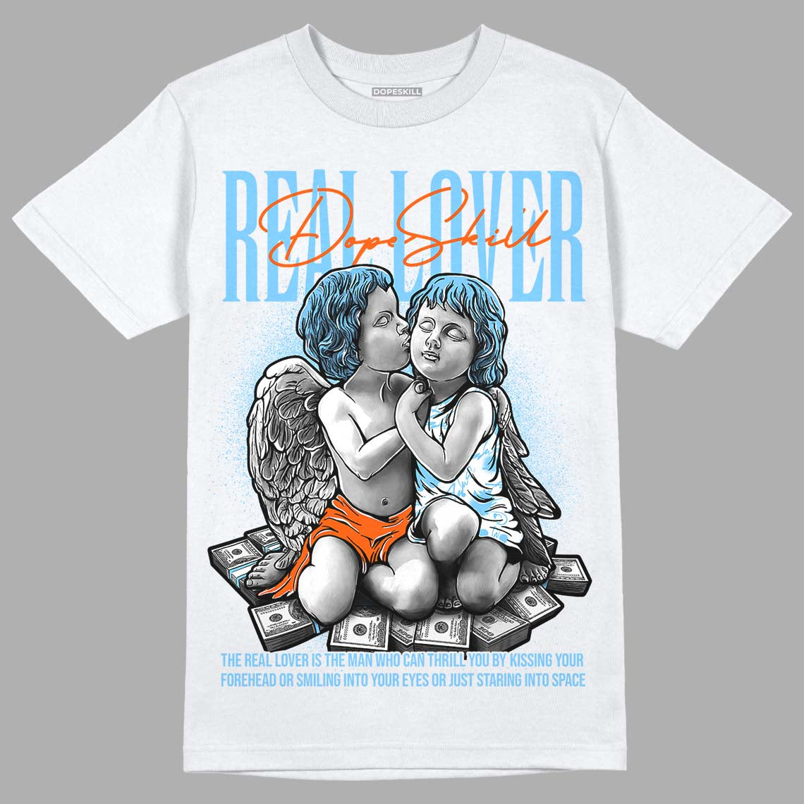 Dunk Low Futura University Blue superstreetwear T-Shirt Real Lover Graphic